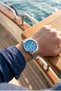 Sporty and Modern Men's Wristwatch | 40 mm Steel Strap, Blue Dial - 4