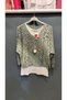 - Italian Leopard Print Tank Top Blouse with Sleeves - 3