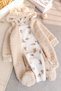 Premium-Quality Winter Plush Girls' and Boys' Baby Onesies - 6
