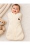 Newborn Baby Zipper Swaddle: 100% Cotton Corded Fabric Unisex Onesie - 2