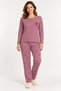 Women's Relaxed-Fit Cotton Pajama Set for Middle-Aged Women and Older, Style 306