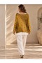 - Italian Leopard Print Tank Top Blouse with Sleeves - 4