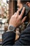 Classic and Stylish Men's Wristwatch | 41 mm Steel Strap, Black Dial with Gold Accents - 4