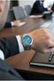 Sporty and Modern Men's Wristwatch | 40 mm Steel Strap, Blue Dial - 3