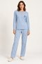 Women's Relaxed-Fit Cotton Pajama Set for Middle-Aged Women and Older, Style 306