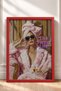 Il Dolce Far Niente Pink Furry Woman Framed Painting Italy Poster Wall Decor Itp008 - 3