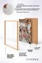 Ciao Written Knitted Bag and Beach Bar Framed Painting Italy Poster Living Room Kitchen Wall Decor Itp019 - 4