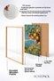 Orange Branches and Amalfi Coast Framed Painting Italy Poster Living Room Kitchen Wall Decor Itp012 - 4