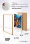 Lake Como Servili Coast and Campanile Framed Painting Italy Poster Wall Decor Itp034 - 4