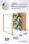 Light Blue Snowflakes Lemon Slices Framed Painting Italy Poster Living Room Kitchen Wall Decor Itp040 - 4