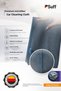 Tulpe m Series Auto Cockpit and Glass Cleaning Cloth 70X50 cm Cold Blue Double-Sided Use Non-Marking Microfiber Cloth - 3