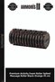 Premium Activity Process Time Foam Roller Serrated Massage Roller Black-Orange 45 cm