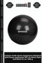 Special Production Sports Equipment Individual Ball Fitness Equipment Xpt-65-Black Plates Ball Black 65 cm 1000 Gr