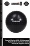 Special Series Msp-20 Massage Plate Ball 65 cm Black Color Practical Support Form