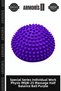 Special Series Self-Study Physics Msjb-25 Massage Half Balance Ball Purple