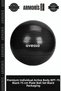Premium Individual Active Body Bpt-75 Black 75 cm Plates Ball Bag Packaging Black
