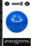 Delux Series Sportsman Exercise Fitness Msp-10 Massage Plate Ball 65 cm Blue Color
