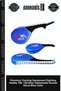 Premium Training Equipment Fighting Hobby Tre-100 Blue Taekwondo Racket Ellik Blue Color