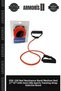 Dse-200 Red Resistance Band Medium Red (7*10*1200 mm) (48) Sporty Training Tie Exercise Rope