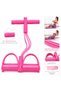 Resistance Rope Muscle Training Individual Fitness Btr-Pınk Foot Pull Exercise Rubber Pink (Body Trimmer) - 2