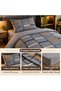 Single Duvet Cover Set 160X220 cm Fitted Sheet 100X200 cm - 3