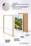 Dolce Toscana Written Tuscany with Bridges and Cypresses Framed Painting Italy Poster Wall Decor Itp073 - 4