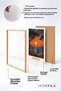 Romantic Double-Frame Painting with the Words "Amore" at Sunset, Italy Poster, Wall Decor, Itp086. - 4