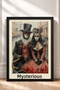 Mysterious Venice Carnival Masquerade Double-Frame Painting Italy Poster Wall Decor Itp101 - 3