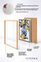 Lemon Branches in a Blue Porcelain Vase, Framed Painting, Italy Poster, Living Room, Kitchen, Wall Decor, Itp120. - 4