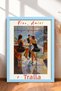 Vino Amici and Trallalla – Framed Painting with Text, Italy Poster, Wall Decor, Itp130.