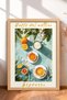 Caffè Del Mattino Espresso and Orange Framed Painting, Italy Poster, Wall Decor, Itp141.