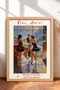 Vino Amici and Trallalla – Framed Painting with Text, Italy Poster, Wall Decor, Itp130.