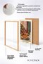 Capricciosa Pizza and Rose Wine Tabletop Framed Painting, Italy Poster, Wall Decor, Itp167. - 4