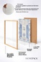 Ciao Bella, Blue Shuttered Window with Frame, Italy Poster, Wall Decor, Itn004. - 4