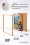 Lake Como, Flower-Patterned Balcony with a View, Framed Painting, Italy Poster, Living Room, Kitchen, Wall Decor, Itp179. - 4