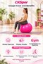 65 cm Pilates Ball, for Individuals with a Height Range of 165–180 cm + Pump. - 2