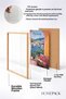 Portofino Arched Window with Port Frame Painting, Italy Poster, Living Room, Kitchen, Wall Decor, Itp190. - 4