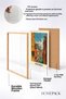 Venice Green Canal and White Dome Framed Painting, Italy Poster, Living Room, Kitchen, Wall Decor, Itp201. - 4