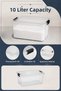 10-Piece Cleaning Set - 10L Transparent Container, Magic Liquid for Cleaning Limescale and Grout, and 6 Cleaning Cloths. - 3