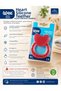 Wee Baby Heart-Shaped Silicone Teether, Blue – Coolable Baby Teether, 4+ Months. - 2