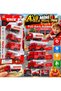 12-Piece Mini Truck, Fire Truck, and Cleaning Vehicle Set – 9 cm Pull-Back Toy Construction Vehicles. - 4