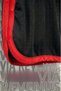 Never Give up Printed Women's Sports Running and Fitness Shorts with Side Stripes Piped Detail - 2