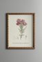 Red Flower Illustration - Vintage Patterned Painting - Slim Model