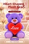 45 cm Plush Teddy Bear with a Heart and "Love" Written on It – 1 Piece - 4