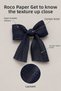 Navy Blue Linen Bow Detail Ribbon, 5 cm - Pack of 25, for Decorative Gift Wrapping and Event Decorations - 2