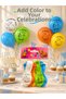 Capybara-Printed Balloon 6-Pack – Assorted-Color Birthday and Party Decorative Balloons - 4