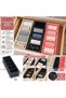 5-Compartment Drawer and Sock Organizer, 27.5 x 8.5 x 5.5 cm, Plastic Underwear Organizer - 2