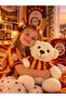 25 cm Fan Jersey Teddy Bear Print
