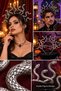 Halloween Silver Medusa Snake-Motif Hair Crown—Headpiece for Halloween Costumes and Parties - 2