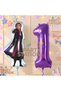 Frozen Concept Anna - Purple Balloon Set, 2-Piece Large Balloon Set, Frozen Theme: Elsa Balloon, Anna Balloon, Olaf Balloon